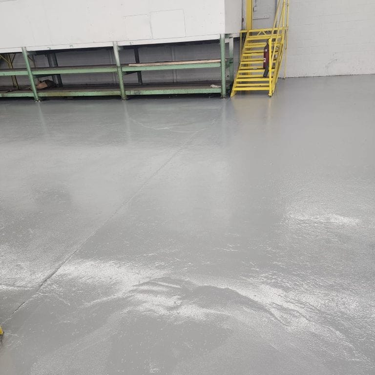 epoxy flooring warehouse after